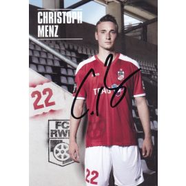 Autogramm Fussball | FC Rot-Weiss Erfurt | 2016 | Christoph MENZ