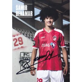 Autogramm Fussball | FC Rot-Weiss Erfurt | 2016 | Samir BENAMAR