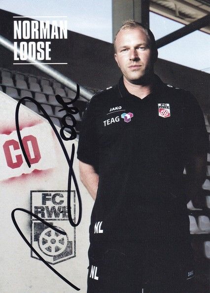 Autogramm Fussball | FC Rot-Weiss Erfurt | 2016 | Norman LOOSE