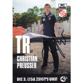 Autogramm Fussball | FC Rot-Weiss Erfurt | 2015 | Christian PREUSSER