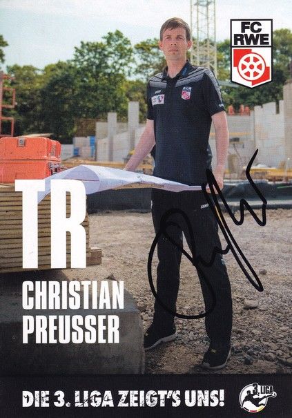 Autogramm Fussball | FC Rot-Weiss Erfurt | 2015 | Christian PREUSSER