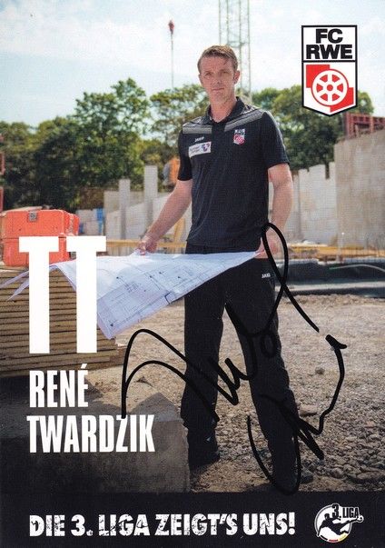 Autogramm Fussball | FC Rot-Weiss Erfurt | 2015 | Rene TWARDZIK