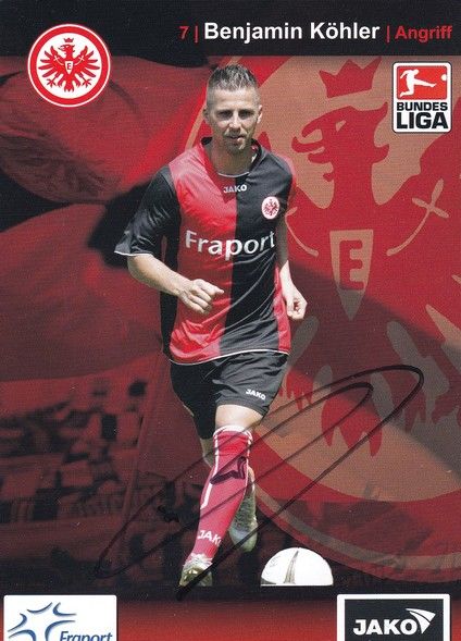 Autogramm Fussball | Eintracht Frankfurt | 2007 | Benjamin KÖHLER