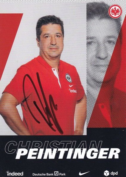 Autogramm Fussball | Eintracht Frankfurt | 2020 | Christian PEINTINGER