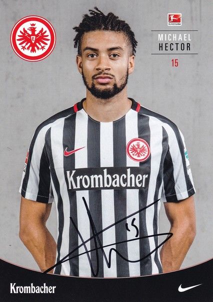 Autogramm Fussball | Eintracht Frankfurt | 2016 | Michael HECTOR