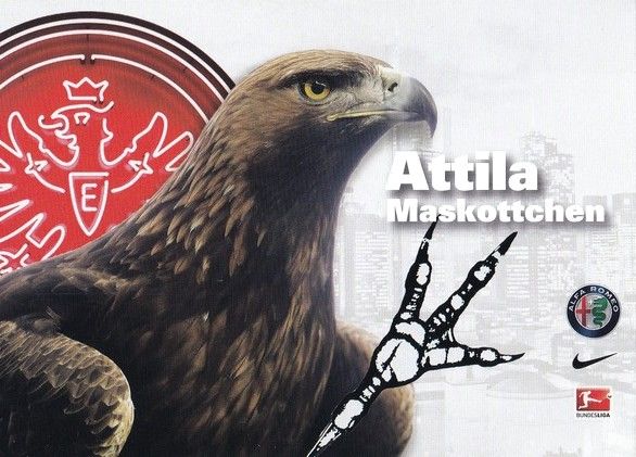 AK Fussball | Eintracht Frankfurt | 2015 | ATTILA (Maskottchen)