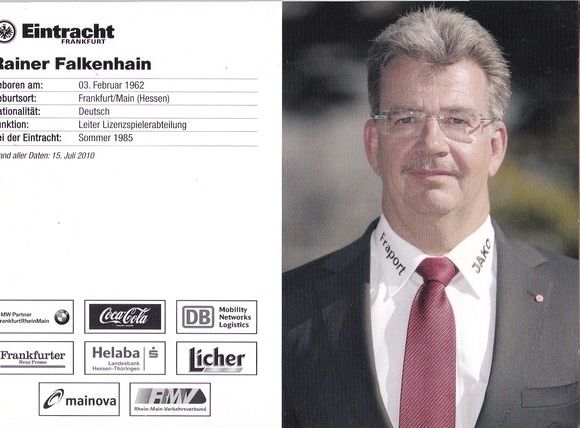 Autogramm Fussball | Eintracht Frankfurt | 2010 | Rainer FALKENHAIN