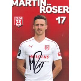 Autogramm Fussball | Hallescher FC | 2016 | Martin RÖSER