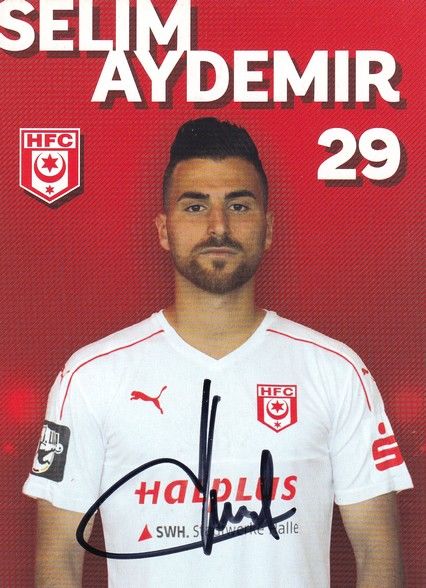 Autogramm Fussball | Hallescher FC | 2016 | Selim AYDEMIR