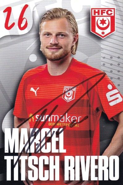 Autogramm Fussball | Hallescher FC | 2021 | Marcel TITSCH RIVERO