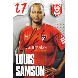 Autogramm Fussball | Hallescher FC | 2021 | Louis SAMSON