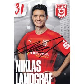 Autogramm Fussball | Hallescher FC | 2021 | Niklas LANDGRAF