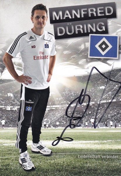 Autogramm Fussball | Hamburger SV | 2010 | Manfred DÜRING