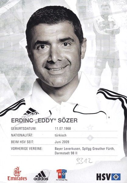 Autogramm Fussball | Hamburger SV | 2009 | Erdinc SÖZER