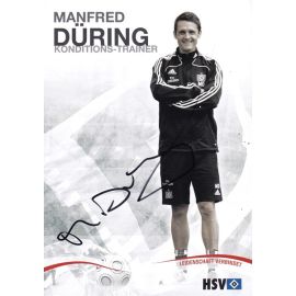 Autogramm Fussball | Hamburger SV | 2009 | Manfred DÜRING 