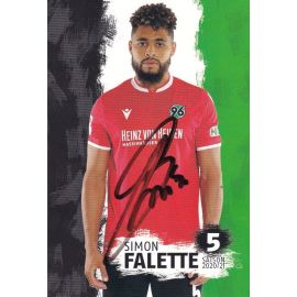 Autogramm Fussball | Hannover 96 | 2020 | Simon FALETTE