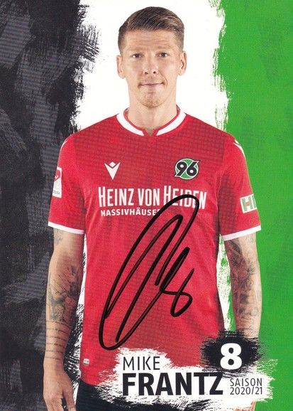 Autogramm Fussball | Hannover 96 | 2020 | Mike FRANTZ