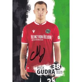 Autogramm Fussball | Hannover 96 | 2020 | Mick GUDRA