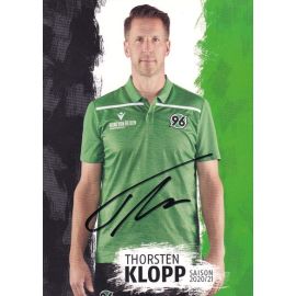 Autogramm Fussball | Hannover 96 | 2020 | Thorsten KLOPP