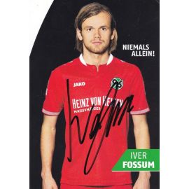 Autogramm Fussball | Hannover 96 | 2015 | Iver FOSSUM