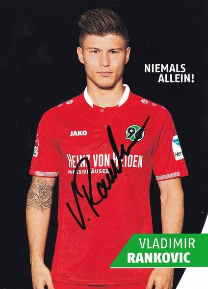 Autogramm Fussball | Hannover 96 | 2015 | Vladimir RANKOVIC