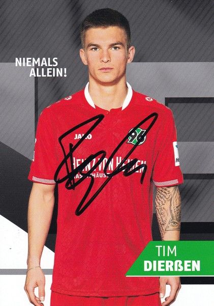 Autogramm Fussball | Hannover 96 | 2015 | Tim DIERSSEN