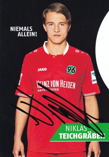 Autogramm Fussball | Hannover 96 | 2015 | Niklas TEICHGRÄBER
