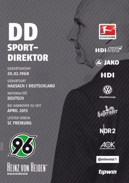 Autogramm Fussball | Hannover 96 | 2015 | Dirk DUFNER