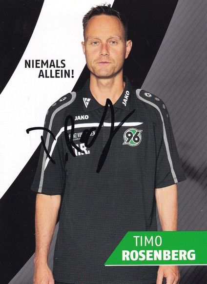 Autogramm Fussball | Hannover 96 | 2015 | Timo ROSENBERG