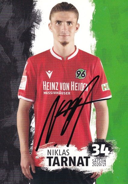 Autogramm Fussball | Hannover 96 | 2020 | Niklas TARNAT