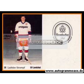 Autogramm Eishockey | EV Landshut | 1991 | Ladislav STROMPF