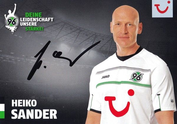 Autogramm Fussball | Hannover 96 | 2012 | Heiko SANDER