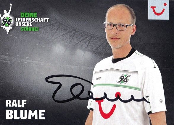 Autogramm Fussball | Hannover 96 | 2012 | Ralf BLUME