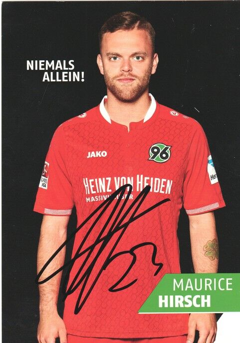 Autogramm Fussball | Hannover 96 | 2015 | Maurice HIRSCH