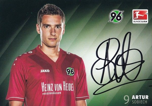 Autogramm Fussball | Hannover 96 | 2014 | Artur SOBIECH