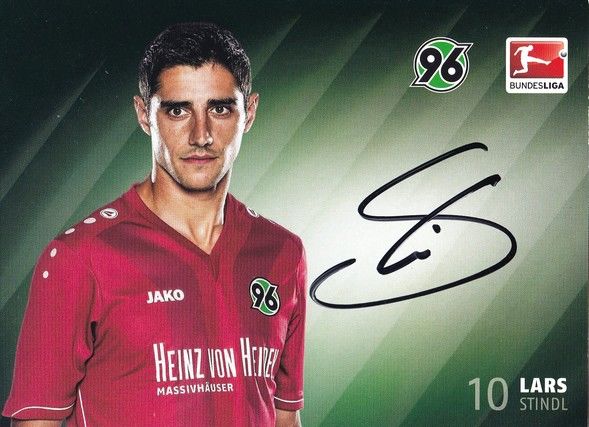 Autogramm Fussball | Hannover 96 | 2014 | Lars STINDL