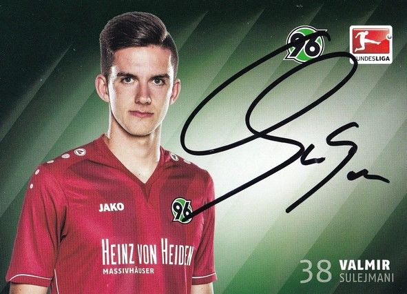 Autogramm Fussball | Hannover 96 | 2014 | Valmir SULEJMANI