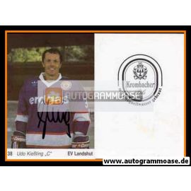 Autogramm Eishockey | EV Landshut | 1992 | Udo KIESSLING