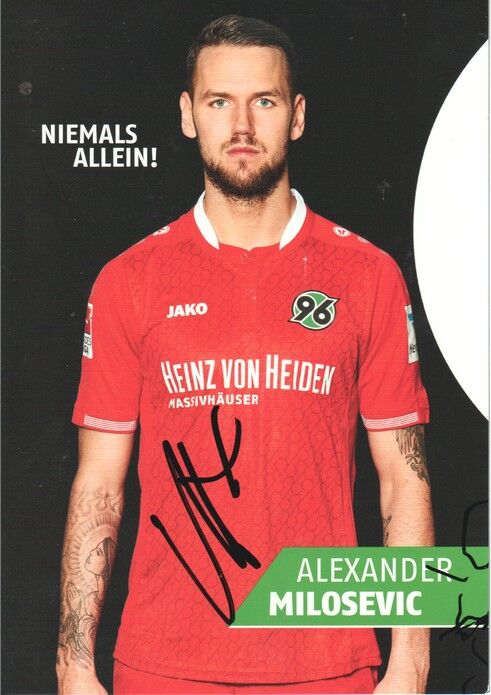Autogramm Fussball | Hannover 96 | 2015 | Alexander MILOSEVIC