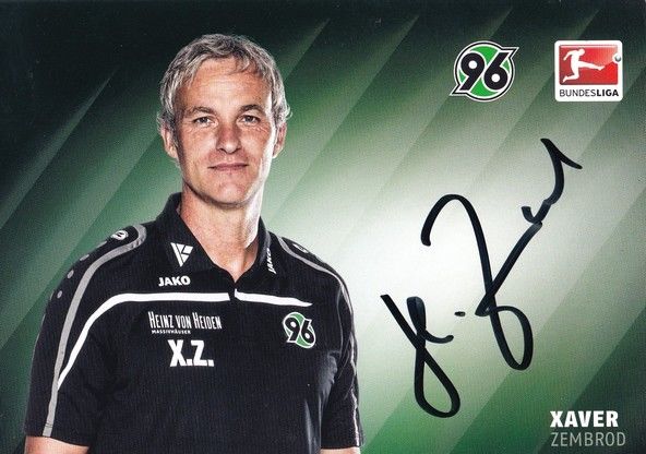 Autogramm Fussball | Hannover 96 | 2014 | Xaver ZEMBROD