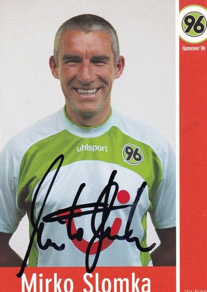 Autogramm Fussball | Hannover 96 | 2002 | Mirko SLOMKA