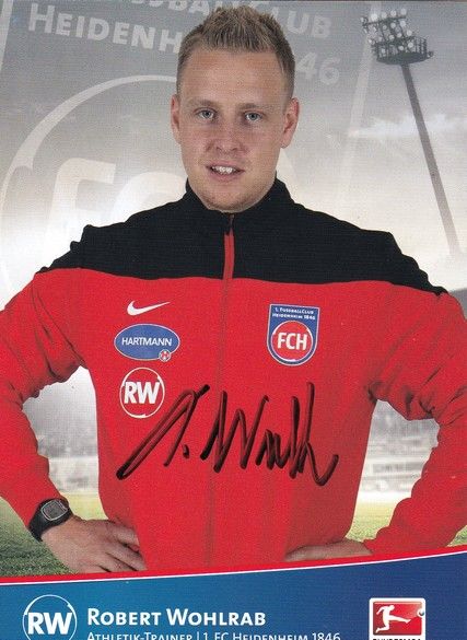 Autogramm Fussball | 1. FC Heidenheim 1846 | 2014 | Robert WOHLRAB