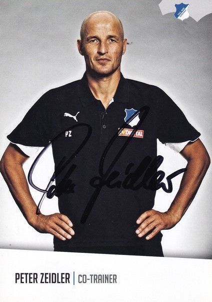 Autogramm Fussball | TSG 1899 Hoffenheim | 2010 | Peter ZEIDLER