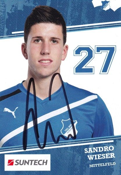 Autogramm Fussball | TSG 1899 Hoffenheim | 2011 | Sandro WIESNER