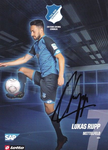 Autogramm Fussball | TSG 1899 Hoffenheim | 2016 | Lukas RUPP