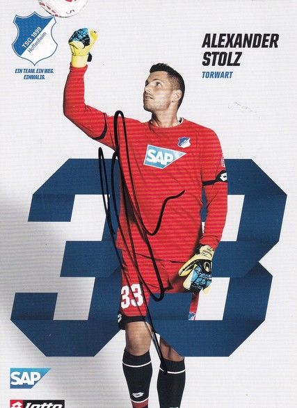Autogramm Fussball | TSG 1899 Hoffenheim | 2017 | Alexander STOLZ