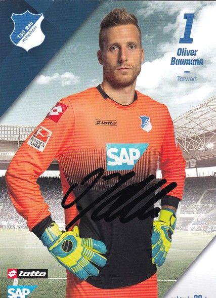 Autogramm Fussball | TSG 1899 Hoffenheim | 2014 | Oliver BAUMANN