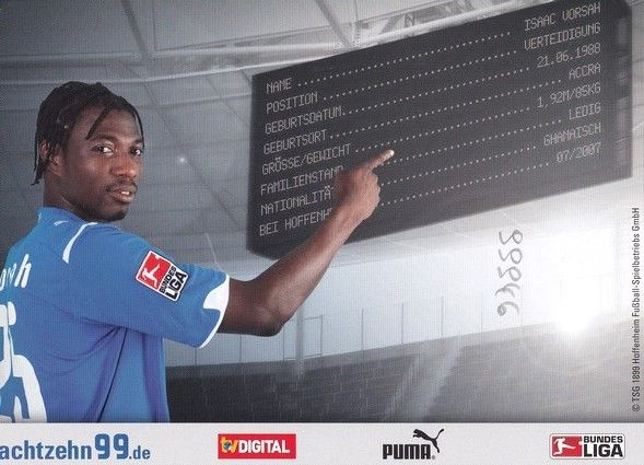 Autogramm Fussball | TSG 1899 Hoffenheim | 2009 | Isaac VORSAH
