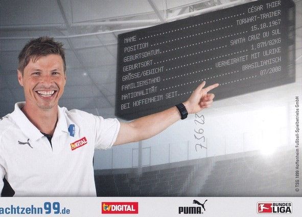Autogramm Fussball | TSG 1899 Hoffenheim | 2009 | Cesar THIER