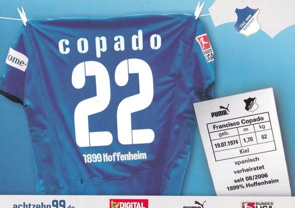 Autogramm Fussball | TSG 1899 Hoffenheim | 2008 | Francisco COPADO